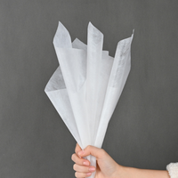 Papier de soie de lait amovible d'emballage multicolore rectangle carré en gros pour fleurs