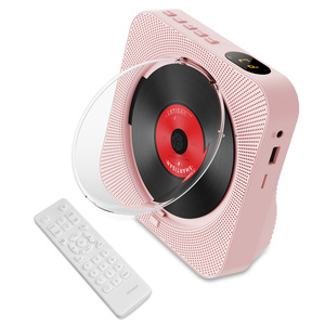 Système audio mural stéréo avec télécommande anti-poussière, haut-parleur Bluetooth, lecteur CD, radio et batterie rechargeable USB - Vente flash - Product Image 4