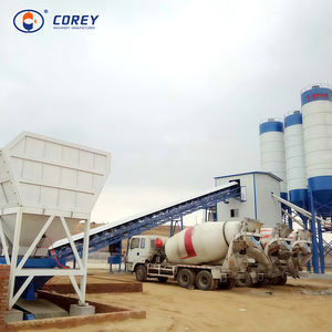 Ligne de production de béton en silo HZS120 à prix d'usine Corey avec moteur et pompe, composants principaux, centrale à béton efficace - Product Image 5