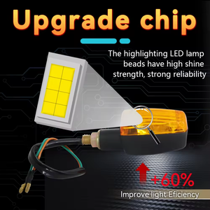 ไฟเลี้ยวหน้ารถมอเตอร์ไซค์แบบ LED ขายส่งจากโรงงาน ไฟแสดงสถานะ 12V สีเหลือง รุ่น MO79 รับประกัน 1 ปี - Product Image 5