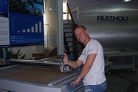 RUIZHOU Zapatos Patrón Máquina de corte de papel Plotter