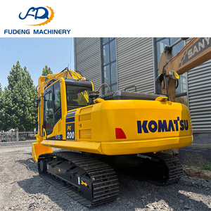 Speciale Aanbieding Robuuste Gebruikte <span class=keywords><strong>Komatsu</strong></span> Pc200 Graafmachine Met 20ton Rupsgraafmachine Voor Sleuven - Product Image 3