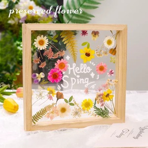 Cadre <span class=keywords><strong>photo</strong></span> en acrylique gaufré pour décoration artisanale DIY avec fleurs séchées/plantes, spécimen, cadre de peinture transparent - Product Image 3