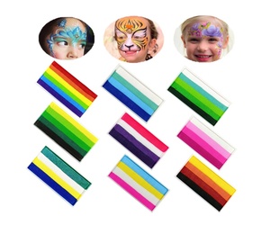 Nuevo 20g Arco Iris sólido <span class=keywords><strong>acuarela</strong></span> ojo cuerpo Color jadeo pintura para chico conjunto Color maquillaje dibujo Kit arte pigmento cara pintura - Product Image 1