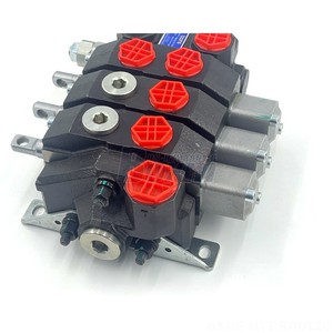 วาล์วไฮดรอลิกแบบรวมหลายทาง HSDS15 60 ลิตร/นาที แบบแมนนวล 3 ทาง G1 2 315 บาร์ เหล็กหล่อ 6 ทาง - Product Image 4