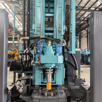 Foreuse de puits d'eau diesel MKDQZ-350 à chenilles, profondeur 350m, équipement de forage de puits avec moteur, directement de l'usine