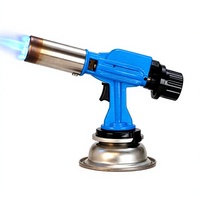 Outils de camping professionnels, torche à gaz butane à micro-buse céramique piézoélectrique, allume-feu pour barbecue
