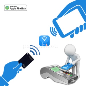 Theo dõi thẻ mini với Apple tìm công cụ tìm thời gian thực được chứng nhận MFI của tôi để định vị túi ví hành lý hộ chiếu chống mất thiết bị - Product Image 3