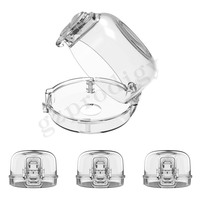 Protection des boutons de commande de cuisinière à gaz Prodigy Kitchen, sécurité pour bébé, couvercles de boutons de four en plastique