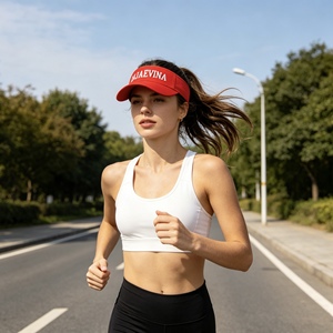 Gorra de Visera de Mezclilla Unisex con Logotipo Personalizado, Gorra de Verano Transpirable para Golf, Tenis, Playa y Viajes - Product Image 5