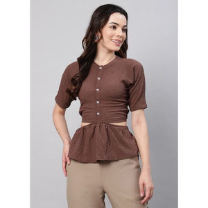 Haut pour femmes à porter en été, léger, respirant, décontracté, haut pour femmes, vêtements de fête, fabriqué en Inde, haut pour femmes - Product Image 1