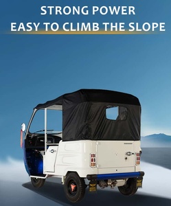 Venta al por Mayor de Auto Rickshaw Eléctrico de 3 <span class=keywords><strong>Ruedas</strong></span> con Carrocería Abierta para 4 Pasajeros, Funciona con Batería, con Capacidad de Carga de 400 kg - Product Image 3