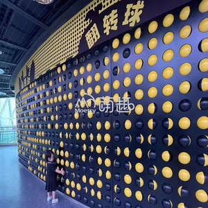 Moetry Interactive Spinfinity Whirly Ball Wall Intérieur/Extérieur Rotation Balls Display Wall Game pour aire de <span class=keywords><strong>jeux</strong></span> et parc d'attractions - Product Image 2