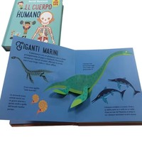 Libros Ilustrados de Ciencia Popular, Impresión Personalizada, Encuadernación Perfecta, Tapa Dura, Papel Recubierto de Cartón para la Educación Infantil