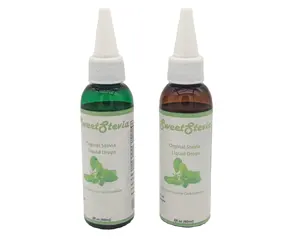 OEM Repacked Natural Stevia Liquid Drop with Mint Flavor 2oz to 8oz Bottle 4 Drops Equal 2tsp Sugar Food Grade Halal Certified
