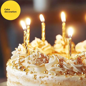 Assorted Sizes <strong>Gold</strong> Pearl <strong>Sprinkles</strong> for <strong>Cake</strong> Decorating Solid Luxury Dessert Design Tools in Bag Packaging - Product Image 3