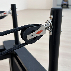 LANR potongan harga hitam pelubang <span class=keywords><strong>Pilates</strong></span> hitam rekondisi komersial aluminium mesin <span class=keywords><strong>Pilates</strong></span> bersertifikat
