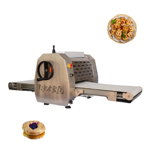 Máquina compacta para masa de hojaldre para hacer pastilla <span class=keywords><strong>marroquí</strong></span> y pastel de pollo de almendras Mini rodillo de laminación - Product Image 1