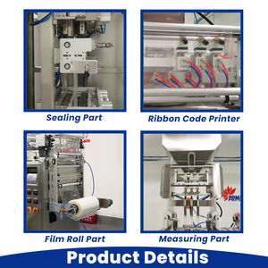 Macchina automatica per imballaggio con sigillatura 4 lati per <span class=keywords><strong>zucchero</strong></span> <span class=keywords><strong>vanigliato</strong></span>, sale e detersivo in bustine da 10g - Product Image 4