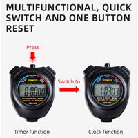 Stopwatch Olahraga Elektronik Digital Portabel Tahan Air dengan Logo Kustom GAIATY