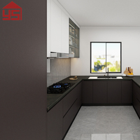 Solution de cuisine personnalisée, ensemble de rangement pour appareils électroménagers encastrés, îlot, armoires de cuisine haut de gamme pour la maison