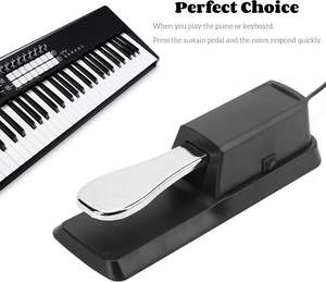 批发铝合金6.5毫米端口踏板键盘钢琴踏板电动钢琴 - Product Image 3