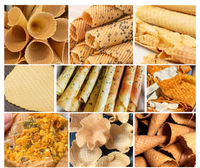 Poudre de pré-mélange pour cornet de crème glacée en gros, 1 kg, emballage en sachet, gaufre, rouleau d'œuf, poudre de cornet de crème glacée de qualité commerciale