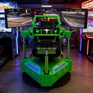 Cockpit de simulation de course automobile professionnel, haute résistance, en aluminium, pour jeux de course compétitifs - Product Image 1