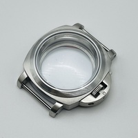Yeni Su Geçirmez Özelleştirilmiş Saat Kasası 40mm Paslanmaz Çelik, Japon NH35/36/4R/7S Mekanizması için Koruyucu ile