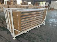 Ensemble table et bancs de pique-nique modernes en bois pour 6 personnes, pliables, sur trois pieds, portables et empilables, pour jardin et extérieur