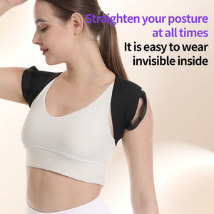 Soporte de espalda portátil transpirable ajustable de primera calidad, Ayuda de expansión <span class=keywords><strong>pectoral</strong></span> para retracción escapular, apertura de pecho, postura erecta - Product Image 5