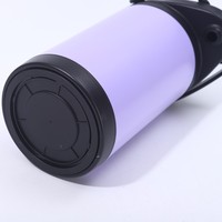 Bouilloire thermos à pression en acier inoxydable 304 de grande capacité 2,5 L, double isolation sous vide, performance thermique de 12 à 24 heures, verre