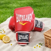 Gants de combat MMA et de kickboxing pour entraînement et sparring, 12oz 14oz, en PU imperméable, fermeture auto-agrippante pour Sanda
