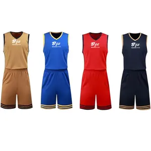 Dry Fit Cool 16 Custom Basketball Jersey Blue Red Brown Colour Uniform Youth and Adult Jerseys