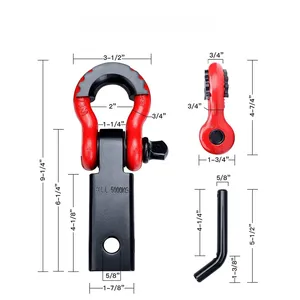 StarNav pour camion et SUV, attelage carré solide 2x2 de 2 pouces, attelage de remorquage robuste forgé, bras de remorquage renforcé, kit de carrosserie - Product Image 5