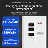 Reguladores/Estabilizadores de Voltaje 900kva 75kva 90kva 35kva, Estabilizador de CA Trifásico de Alta Precisión con Pantalla LED 50/60Hz