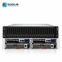 Lenovo ThinkSystem DE4200H 2U24, Sistema de Almacenamiento en Red (SAN) Híbrido con Flash Array, 64 GB, Controlador Dual, 25/10GbE ISCSI, 16/32Gb FC, 12Gb SAS, 96 Unidades, 2.3PB