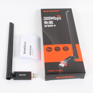 Tenda U6 300Mbps <span class=keywords><strong>USB</strong></span> mạng không dây adapter xách tay Wi-Fi hotspot với 1 * 6dBi Antenna trạm/SoftAP chế độ - Product Image 5