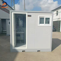 Salle de bain et toilettes portables de luxe de haute qualité pour villa, hôtel, appartement – Conception moderne en panneaux sandwich d'acier, maison conteneur