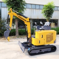 Livraison gratuite, mini-excavatrice compacte de 2,5 tonnes, moteur Kubota CE Euro 5 EPA, excavatrice sur chenilles pour la construction