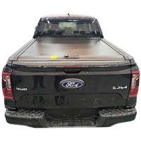 Couverture de benne de camionnette noire manuelle à enroulement pour Hilux Vigo Revo SR5