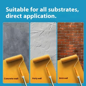 Échantillon gratuit <span class=keywords><strong>Peinture</strong></span> au latex auto-appliquable résistante aux UV pour intérieur/extérieur, imperméable, pour murs en ciment, toilettes, protection solaire, liquide extérieur - Product Image 4