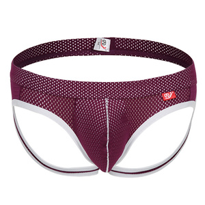 11 colori borsa morbida <span class=keywords><strong>e</strong></span> traspirante da <span class=keywords><strong>uomo</strong></span> ampia biancheria intima Sexy sospensori in rete - Product Image 5