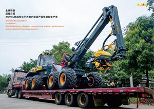 Cosechadora Forestal XUVOL 8WD con Cabina Giratoria y Autonivelante, Motor de 250KW, Neumáticos de Goma, Cosechadora Forestal de 600HP con Ruedas - Product Image 6