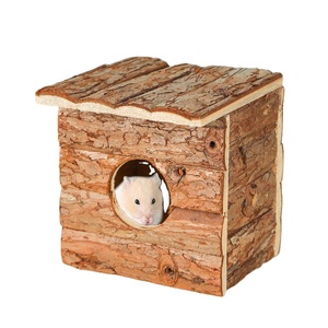 Nichoir de Luxe Premium pour Petits Animaux, en Écorce de Bois avec Toit Incliné, pour Hamsters Nains, Blancs d'Hiver, Campbell et <span class=keywords><strong>Roborovski</strong></span> – Toutes Tailles - Product Image 5
