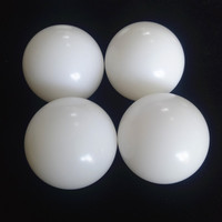 Bola Plastik Pom Putih Solid 34mm Digunakan untuk Mouse Komputer