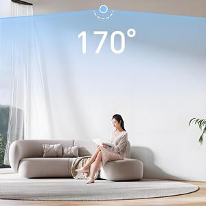 Camera siêu nhỏ góc rộng 170 ° H.265 720P Chất lượng cao với kết nối Wifi bảo hành 1 năm và cảm biến <span class=keywords><strong>CMOS</strong></span> - Product Image 2