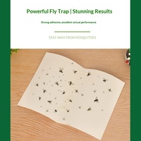 Papier anti-mouches et moustiques non toxique et inodore pour cuisine, lot de 10 feuilles, accessoires pour usage domestique