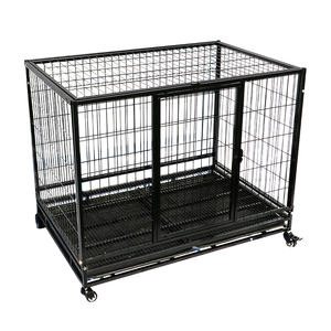 Offre Spéciale grande <span class=keywords><strong>cage</strong></span> pour animaux de compagnie chien maison caisse usine en gros fil de fer chenils en acier massif pliable et pas cher - Product Image 4