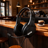Nuevos Auriculares con Cable Transfronterizos con Interfaz de 3.5 mm y Micrófono Externo para Computadora Portátil